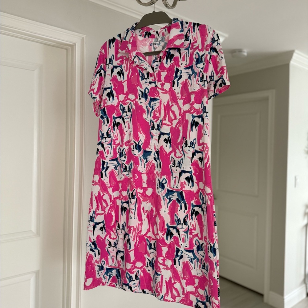 IBKUL dress , size lge, NWOT, PTP  19.5”, length 35” , tags off but not worn